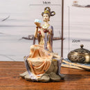 GobekUsa Chinese Goddess Fairy Sculpture Musical Instrument Home Decor Figurine