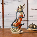 GobekUsa Chinese Goddess Fairy Sculpture Musical Instrument Home Decor Figurine