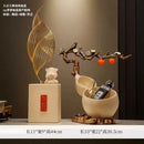 GobekUsa Chinese Gourd Key & Desktop Storage Decoration for Wealth Attraction