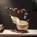 GobekUsa Chinese Gourd Key & Desktop Storage Decoration for Wealth Attraction
