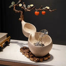 GobekUsa Chinese Gourd Key & Desktop Storage Decoration for Wealth Attraction