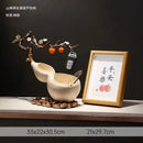 GobekUsa Chinese Gourd Key & Desktop Storage Decoration for Wealth Attraction