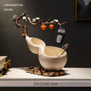 GobekUsa Chinese Gourd Key & Desktop Storage Decoration for Wealth Attraction