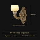 GobekUsa Chinese Jade Chandelier: Elegant All-Copper Lighting for Living Room, Bedroom, Dining Hall