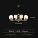 GobekUsa Chinese Jade Chandelier | Modern Duplex Villa Lighting
