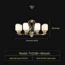 GobekUsa Chinese Jade Chandelier | Modern Duplex Villa Lighting