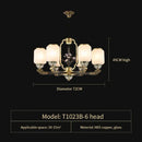 GobekUsa Chinese Jade Chandelier | Modern Duplex Villa Lighting