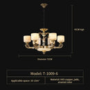 GobekUsa Chinese Jade Chandelier: Modern Living Room & Restaurant Décor