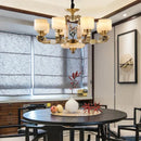 GobekUsa Chinese Jade Chandelier: Modern Living Room & Restaurant Décor