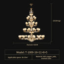 GobekUsa Chinese Jade Chandelier: Modern Living Room & Restaurant Décor