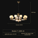 GobekUsa Chinese Jade Chandelier: Modern Living Room & Restaurant Décor