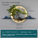 GobekUsa Chinese Landscape LED Wall Lamp for Home Living Bedroom Study
