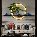 GobekUsa Chinese Landscape LED Wall Lamp for Home Living Bedroom Study