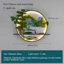GobekUsa Chinese Landscape LED Wall Lamp for Home Living Bedroom Study