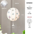 GobekUsa Chinese Medieval Dove Embroidery Fabric Pendant Light - Creative Hanging Line Light