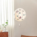 GobekUsa Chinese Medieval Dove Embroidery Fabric Pendant Light - Creative Hanging Line Light