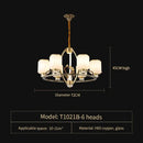 GobekUsa Chinese Natural Jade All Copper Chandelier for Luxury Living Room Villa