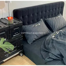 GobekUsa Chinese Panda Bamboo Jacquard Duvet Cover Set Luxury Cotton Bed Sheet Set