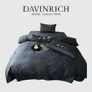 GobekUsa Chinese Panda Bamboo Jacquard Duvet Cover Set Luxury Cotton Bed Sheet Set
