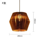 GobekUsa Chinese Paper Pendant Light for Restaurant Living Room, Southeast Asian Style