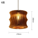 GobekUsa Chinese Paper Pendant Light for Restaurant Living Room, Southeast Asian Style