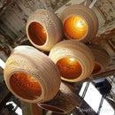 GobekUsa Chinese Paper Pendant Light for Restaurant Living Room, Southeast Asian Style