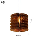 GobekUsa Chinese Paper Pendant Light for Restaurant Living Room, Southeast Asian Style
