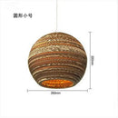 GobekUsa Chinese Paper Pendant Light for Restaurant Living Room, Southeast Asian Style