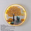 GobekUsa Chinese Picture Wall Decoration Lamp - Modern LED Lighting for Home Décor