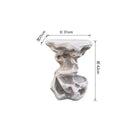 GobekUsa Chinese Resin Floor Flower Stand, Modern Minimalist Living Room Decor