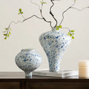 GobekUsa Chinese Retro Ceramic Vase Flower Arrangement Handmade Home Decor
