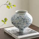 GobekUsa Chinese Retro Ceramic Vase Flower Arrangement Handmade Home Decor