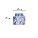 GobekUsa Chinese Retro Ceramics Golden Vase with Cover for Home Décor and Organization