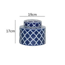 GobekUsa Chinese Retro Ceramics Golden Vase with Cover for Home Décor and Organization