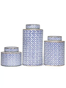 GobekUsa Chinese Retro Ceramics Golden Vase with Cover for Home Décor and Organization
