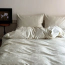GobekUsa Chinese Style 100% Cotton Jacquard Duvet Cover Set - Luxury Queen Bedding