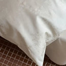 GobekUsa Chinese Style 100% Cotton Jacquard Duvet Cover Set - Luxury Queen Bedding