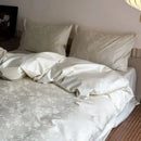 GobekUsa Chinese Style 100% Cotton Jacquard Duvet Cover Set - Luxury Queen Bedding