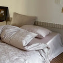 GobekUsa Chinese Style 100% Cotton Jacquard Duvet Cover Set - Luxury Queen Bedding