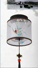 GobekUsa Chinese Style Ceiling Lamp, Creative Warm Light for Hotel Villa Corridors