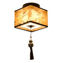 GobekUsa Chinese Style Ceiling Lamp, Creative Warm Light for Hotel Villa Corridors