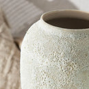 Chinese style textured white ceramic vase set living room decor by Decorbites