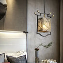 GobekUsa Chinese-Style Copper Decorative Hall Bedroom Bedside Balcony Bar