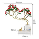GobekUsa Chinese Style Crystal Ornaments for Home Decoration and Gifts