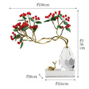 GobekUsa Chinese Style Crystal Ornaments for Home Decoration and Gifts