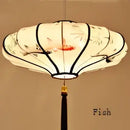 GobekUsa Chinese Style Flower Pendant Light for Home Decor and Kitchen Lighting