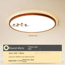 GobekUsa Chinese Style LED Ceiling Lamp, Ultra-Thin Round Design for Living Room and Bedroom