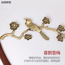 GobekUsa Chinese Style LED Ceiling Lamp, Ultra-Thin Round Design for Living Room and Bedroom