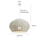 GobekUsa Chinese Style Outdoor Rattan Weaving Pendant Lights for Courtyard and Garden