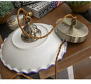 GobekUsa Chinese Style Porcelain Hanging Lamp for Clothing Store & Bedroom